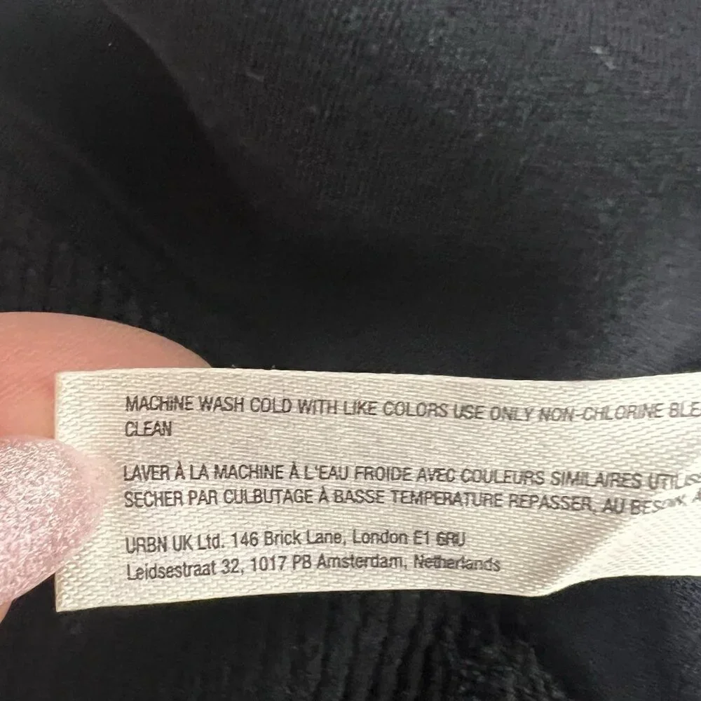 NWT $68 Free People X Hatch Maternity Bra Medium Black Never Better Square Neck - Picture 15 of 15